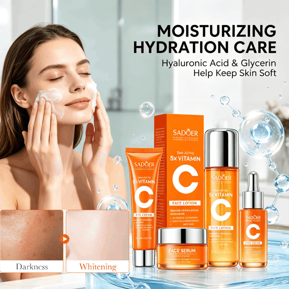 Skincare Vitamin C - Sadoer 5x Vitamin C Cilt Bakım