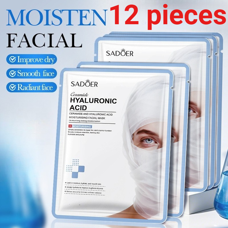 Ceramide Moisturizer - 12 Adet SADOER Seramid Nemlendirici Yüz