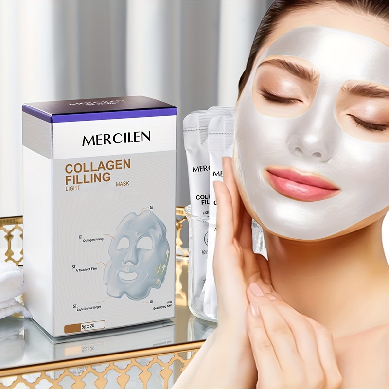 Bentonite Clay Mask - 20 adet Mercilen Kollajen Peeling Yüz