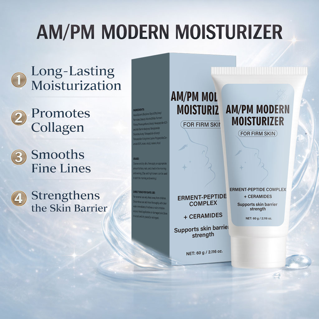 Ceramide Moisturizer - AM/PM Modern Nemlendirici Yüz Kremi, Peptitler