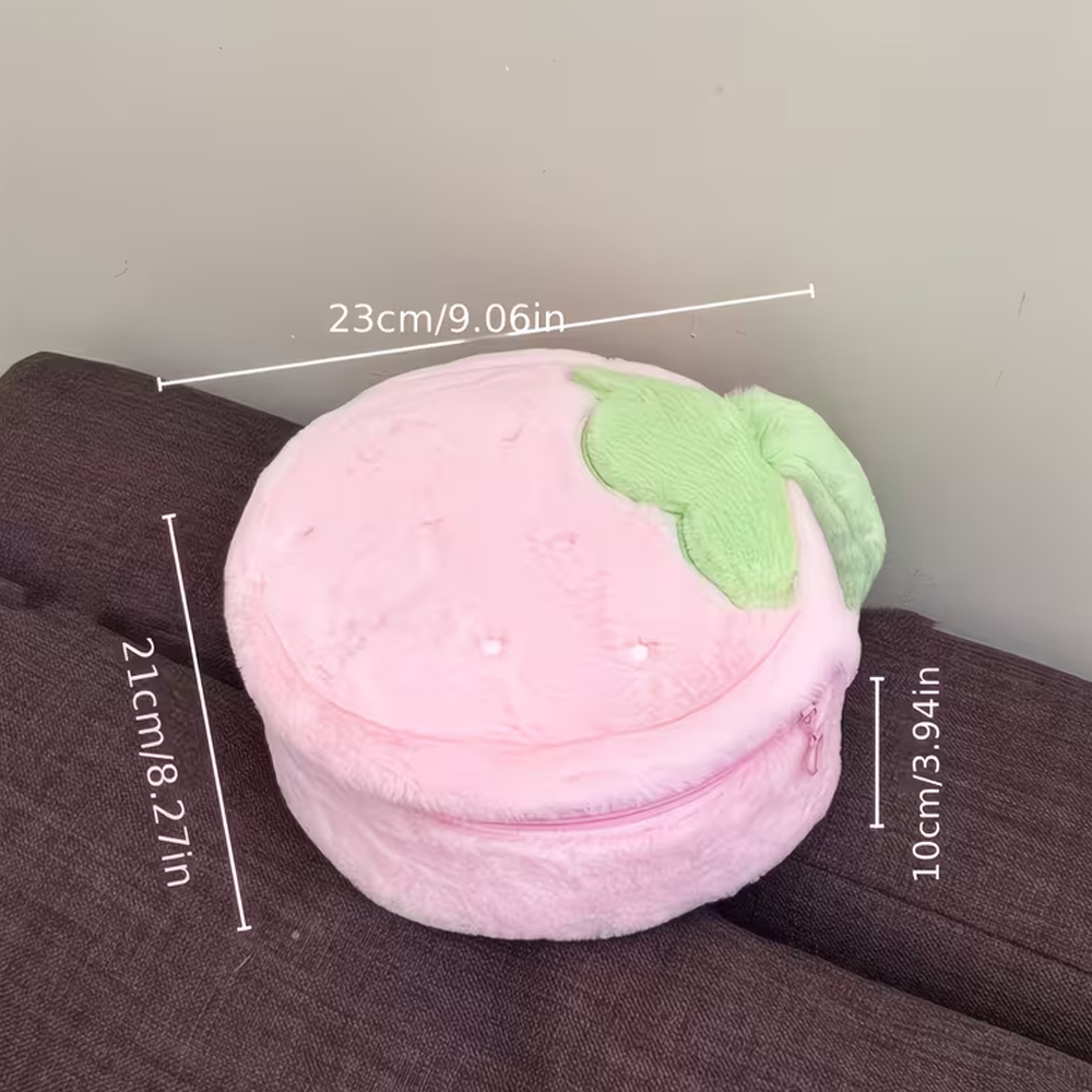 Çilek Şeklinde Peluş Büyük Kap - Skincare D'Alba incelemesi ve fiyatı