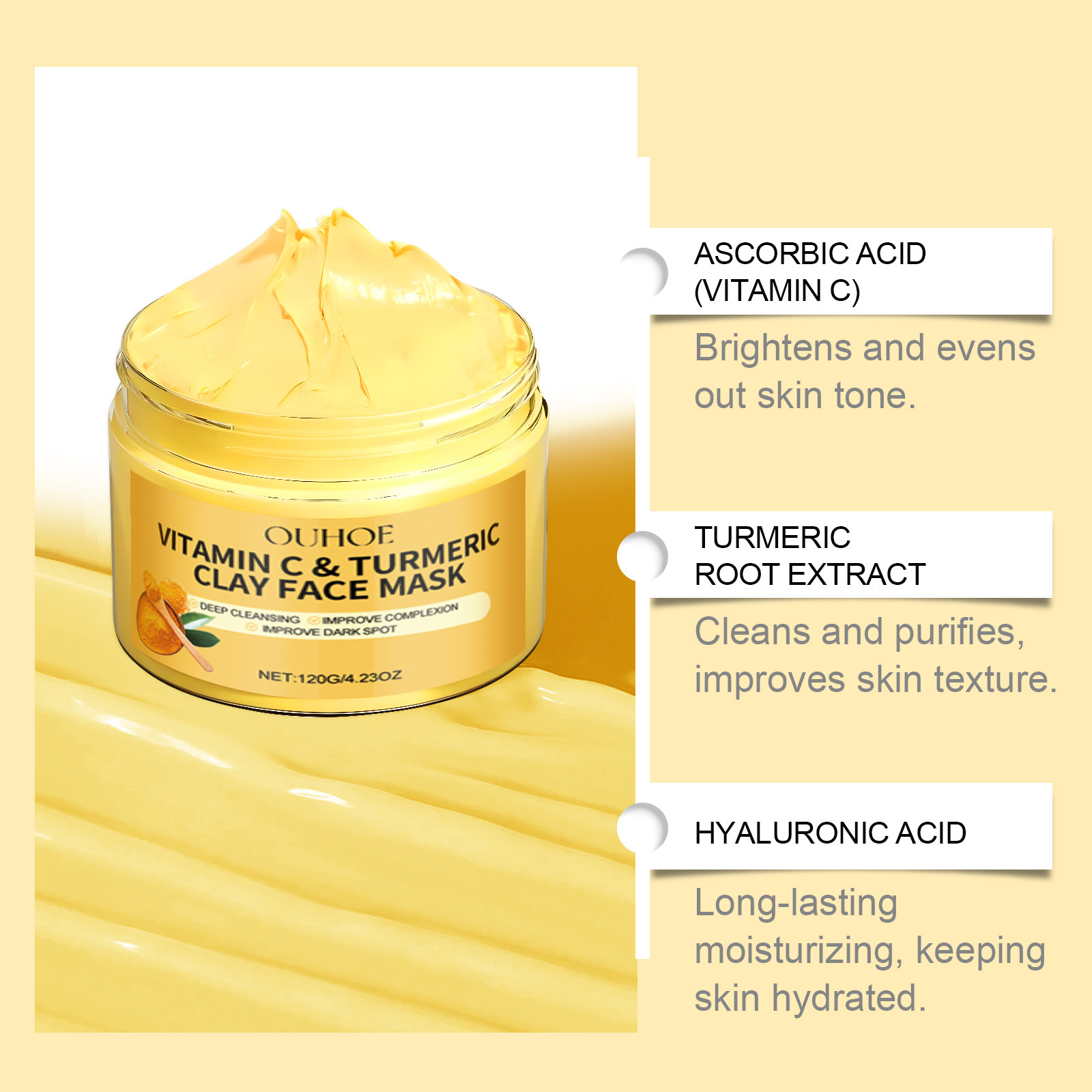 Zerdeçal C Vitamini Yüz Maskes - Bentonite Clay Mask incelemesi ve fiyatı