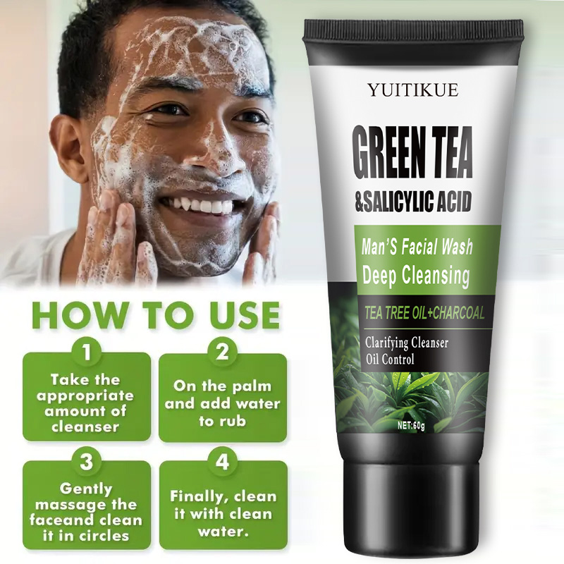 YUITIKUE Erkekler İçin Yüz Tem - Salicylic Acid Cleanser incelemesi ve fiyatı