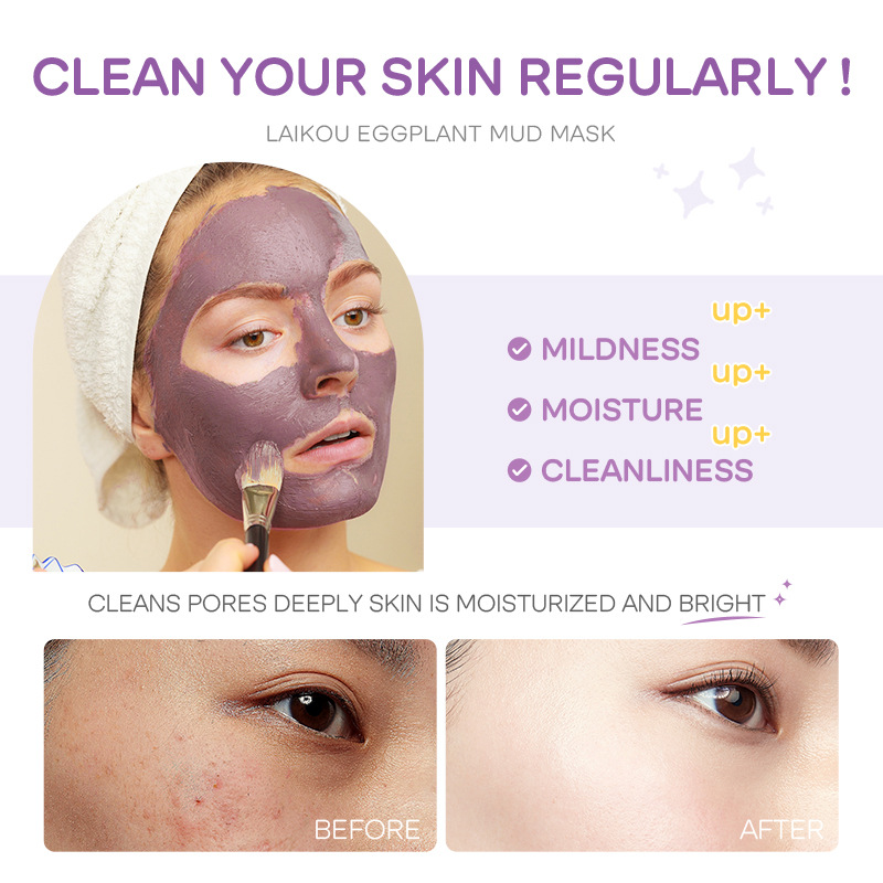 5 adet LAIKOU Patlıcan Çamur M - Bentonite Clay Mask incelemesi ve fiyatı